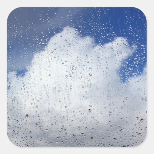April Showers Square Sticker