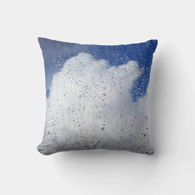 April Showers Throw Pillow (Front)