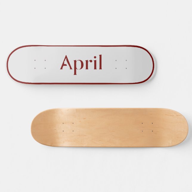 April Skateboards / April skateboard / April Duck | Zazzle