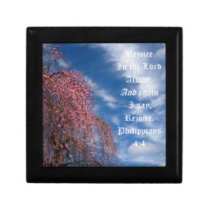 April Sky with Philippians 4:4 Gift Box