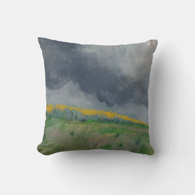 April Throw Pillow (Front)