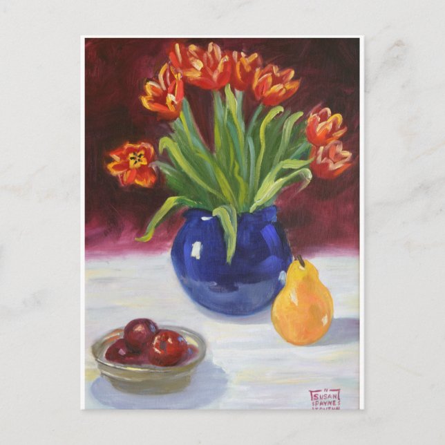 April Tulips Postcard (Front)