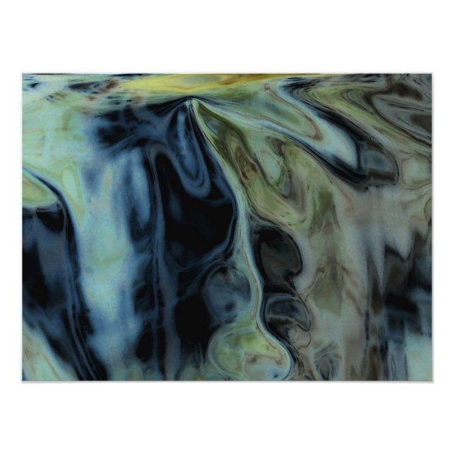 "April Woods I" Digitally Altered Abstract Photo Print (Front)