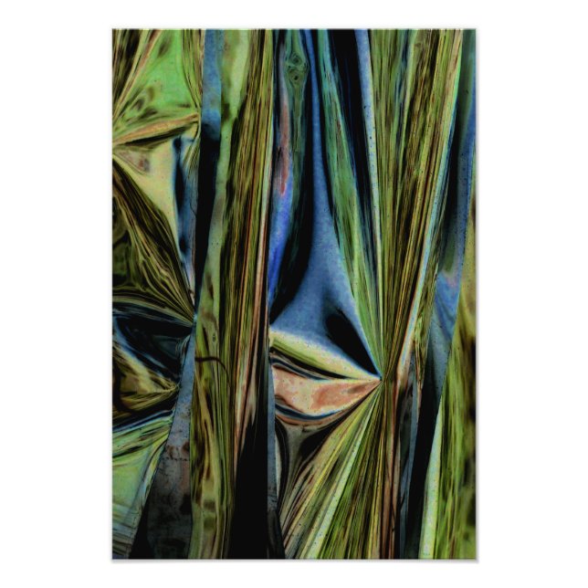 "April Woods III" Digitally Altered Abstract Photo Print (Front)