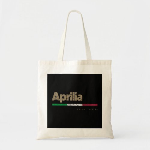Aprilia Italian City Retro Flag Italy Pullover Hoo Tote Bag
