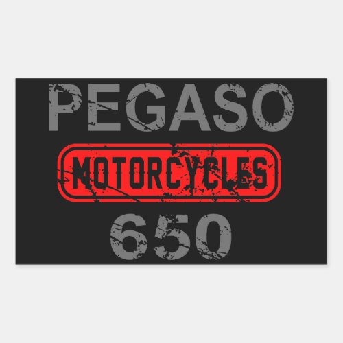 Aprilia Pegaso 650 Rectangular Sticker