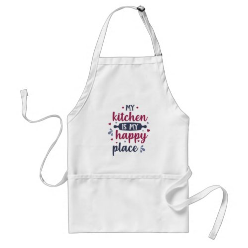 aprin or apron my kitchen is my happy place