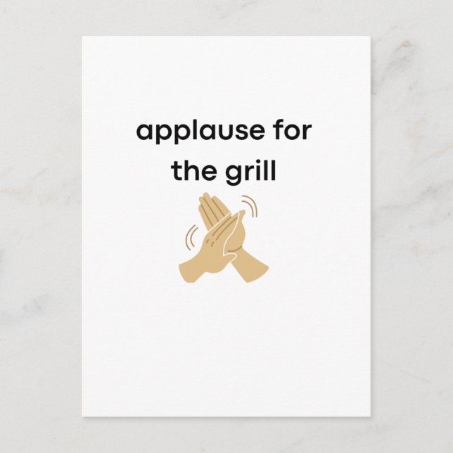 apron announcement postcard (Front)