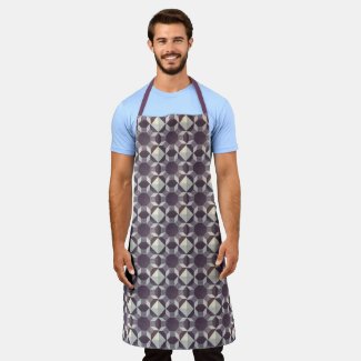Apron (ao) - Quilt Pattern in Purple and White