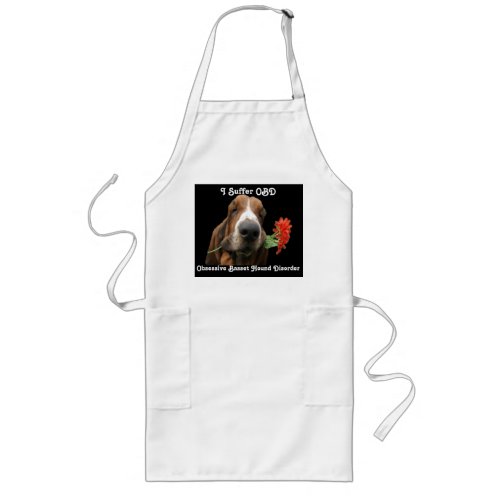 Apron Basset Hound With Flowers