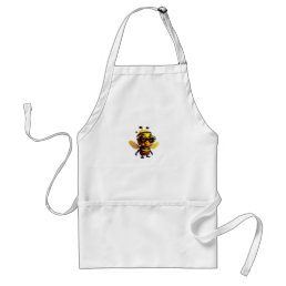 Apron bee with glasses