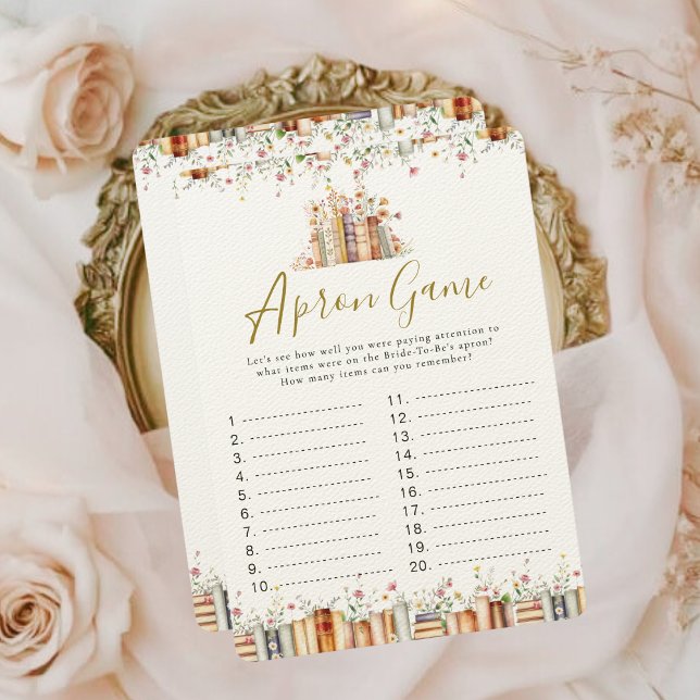 Apron Bridal Shower Game | New Chapter Storybook  (Creator Uploaded)