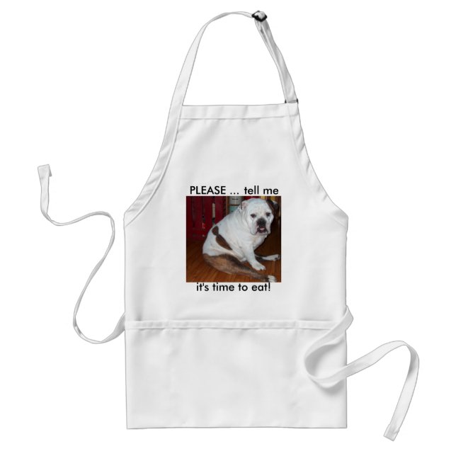 Apron/Bulldog Adult Apron (Front)