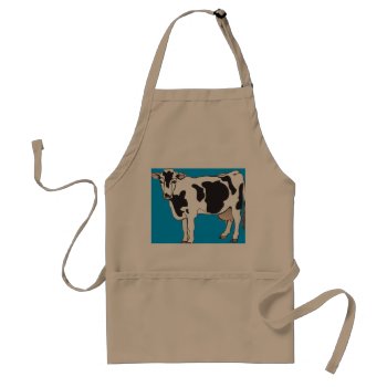Apron Chefs Apron For Cow by CREATIVEforHOME at Zazzle