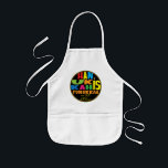 Apron Chidren's a Hanukkah is Funukkah Chanukah<br><div class="desc">A Hanukkah children's apron. This "A Funnukah Hanukkah" apron makes a wonderful gift for any child this Chanukah. Use it for baking, crafts or play to make any child's day! Personalize by deleting text, "With Alex" and adding your own. Choose your favorite font style, color, and size. There are several...</div>