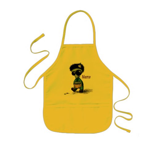 Apron Childs Craft Kids Painting Cooking Named