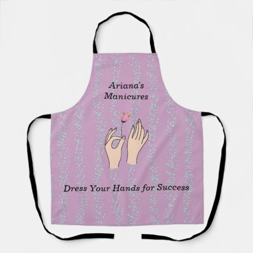 Apron Design for Manicure Business