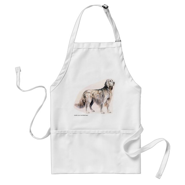 Apron: English Setter Adult Apron (Front)