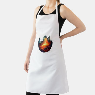 Apron - Flames Artwork