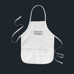 apron for a toddler<br><div class="desc">something a child can wear to help gramma in the kitchen while baking or cooking</div>