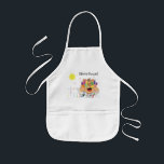 Apron for Kids Personalize<br><div class="desc">Apron for Kids. Great personalized gift for Hanukkah,  birthday,  and everyday! Choose your favorite font style,  size,  color and wording. "Shmutz" means "a little mess" in yiddish. (Yep! Kids do that!:)</div>