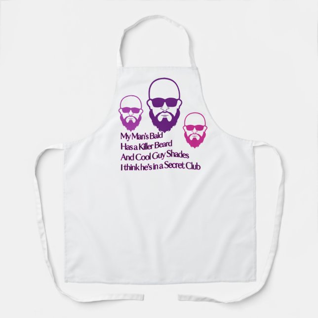 Apron for Wives of Bald Men (Front)
