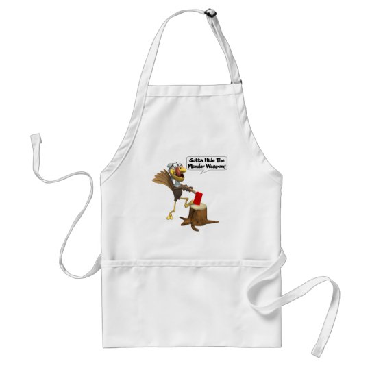 Apron - Funny Thanksgiving Turkey | Zazzle.com