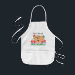 Apron Gift for Kids Personalize<br><div class="desc">Apron for Kids. Great gift for the holidays! "Shmutz" means "a little mess" in Yiddish! (Yep! Kids do that!) Personalize using your favorite font style, size, color and wording. Size: Kids Painting, drawing, crafts – all great activities, but hard on clothes. This kid-length apron will keep clothes neat and clean....</div>