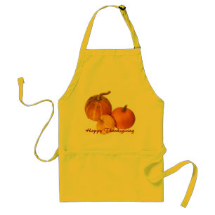 Apron - Happy Thanksgiving pumpkin