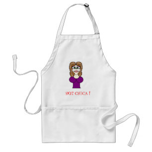 Apron, HOT CHICA ! Adult Apron