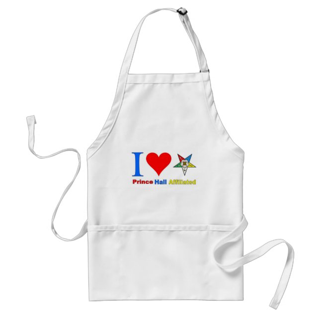 Apron-I HEART OES II Adult Apron (Front)