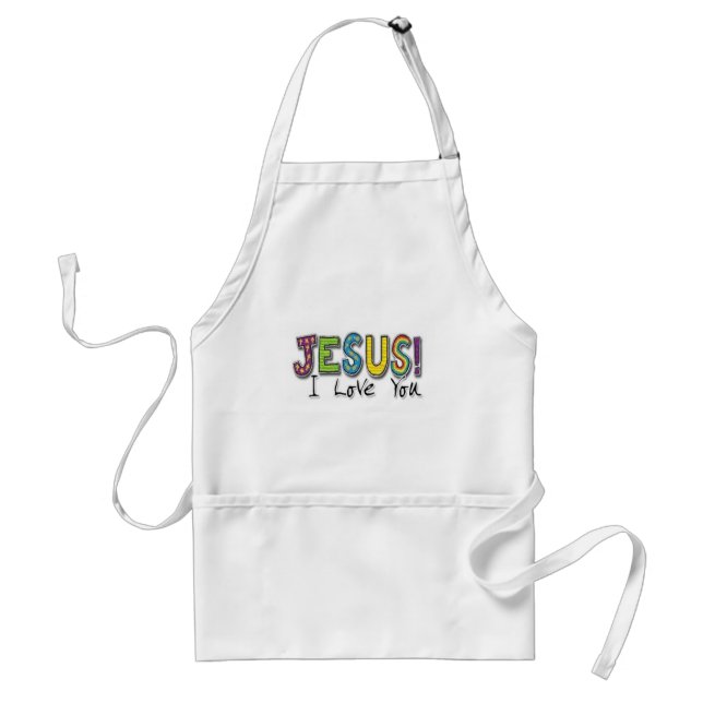 Apron/Jesus Love Adult Apron (Front)