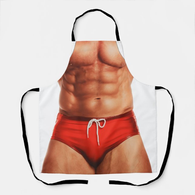 Apron Kitchen Funny Creative Cooking Grilling Baki (Front)