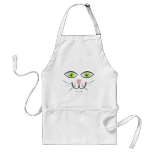 Apron/Kitty Face Adult Apron