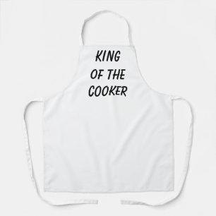 Apron Men's King of the cooker design