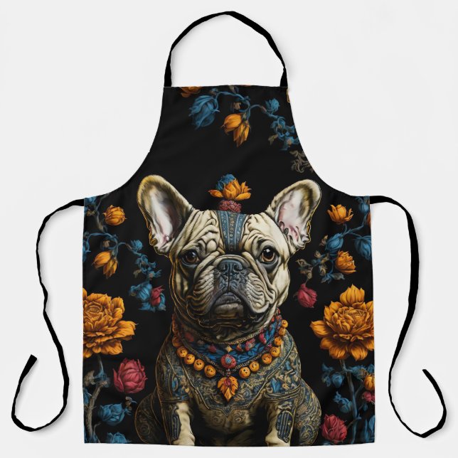 Apron - Mexican Folk Art Bulldog (Front)