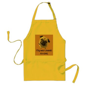 Apron "mops" by mein_irish_terrier at Zazzle