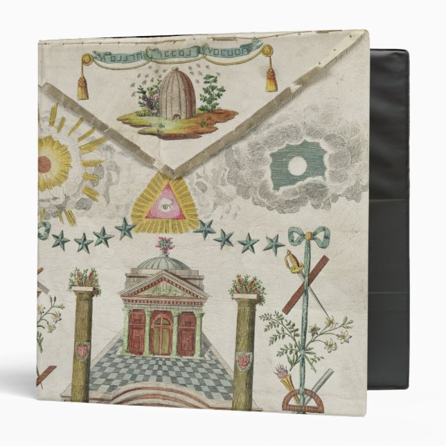 Apron of a Master of Saint-Julien Lodge in Binder (Front/Inside)