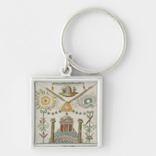Apron of a Master of Saint-Julien Lodge in Keychain