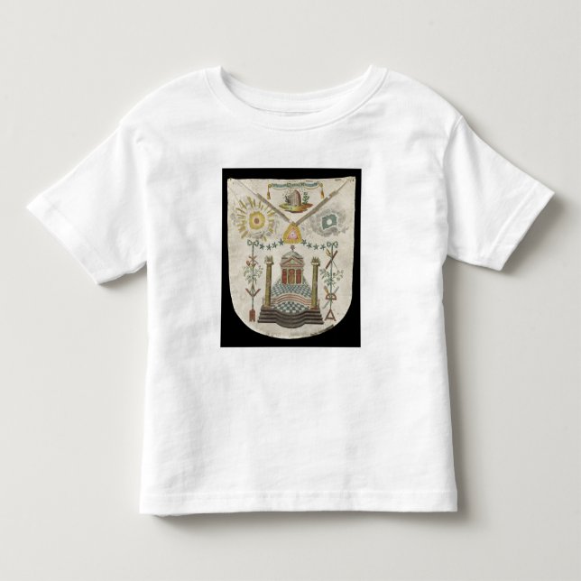 Apron of a Master of Saint-Julien Lodge in Toddler T-shirt (Front)