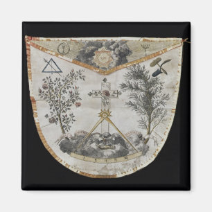 Apron of a Master of the Order of the Rose-Croix Magnet