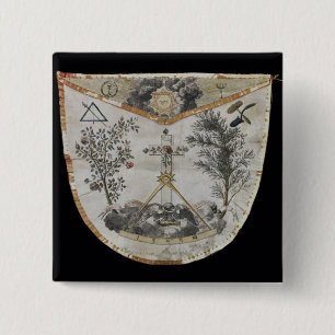 Apron of a Master of the Order of the Rose-Croix Pinback Button