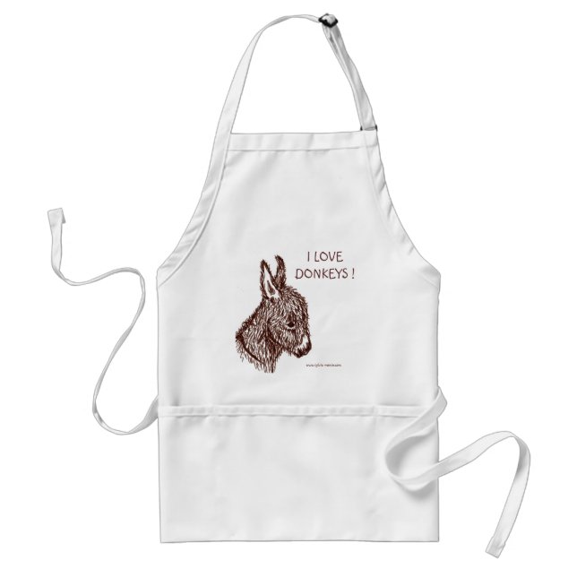 Apron of Kitchen I COILS DONKEYS! (Front)