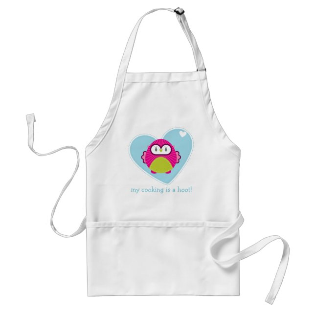APRON :: owl - hoot (Front)