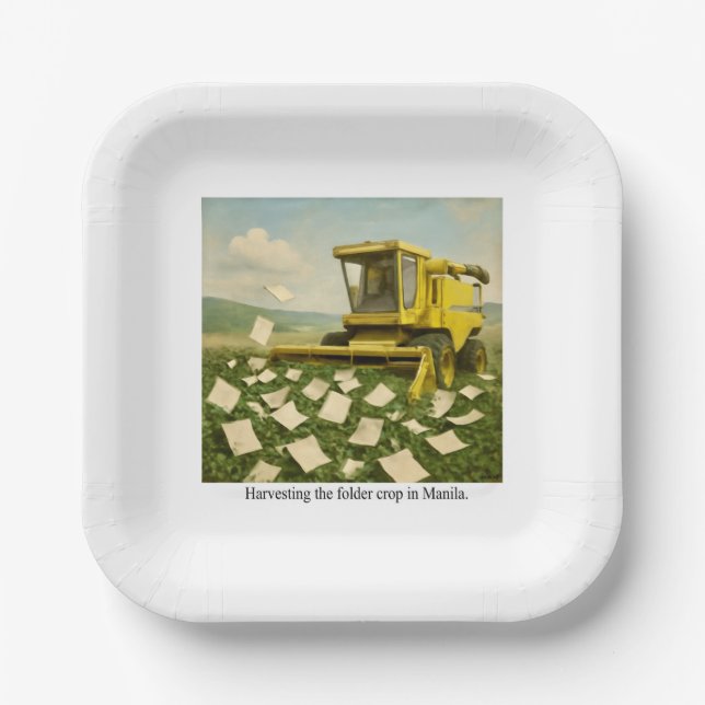 Apron Paper Plates (Front)