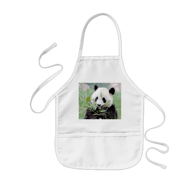 Apron Photo giant panda , panda geant. animals. (Front)