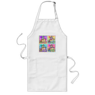 Apron - Pop Art Hot Dog with Chips and a Drink
