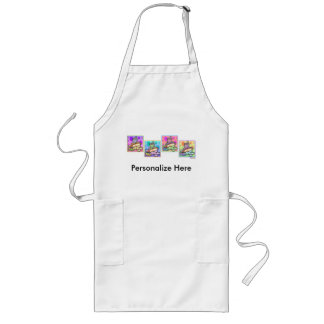Apron - Pop Art Hot Dog with Chips and a Drink