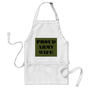 Apron Proud Army Wife