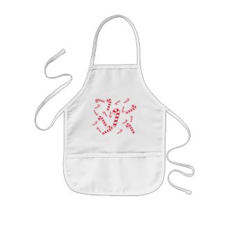Apron - Red Candy Canes